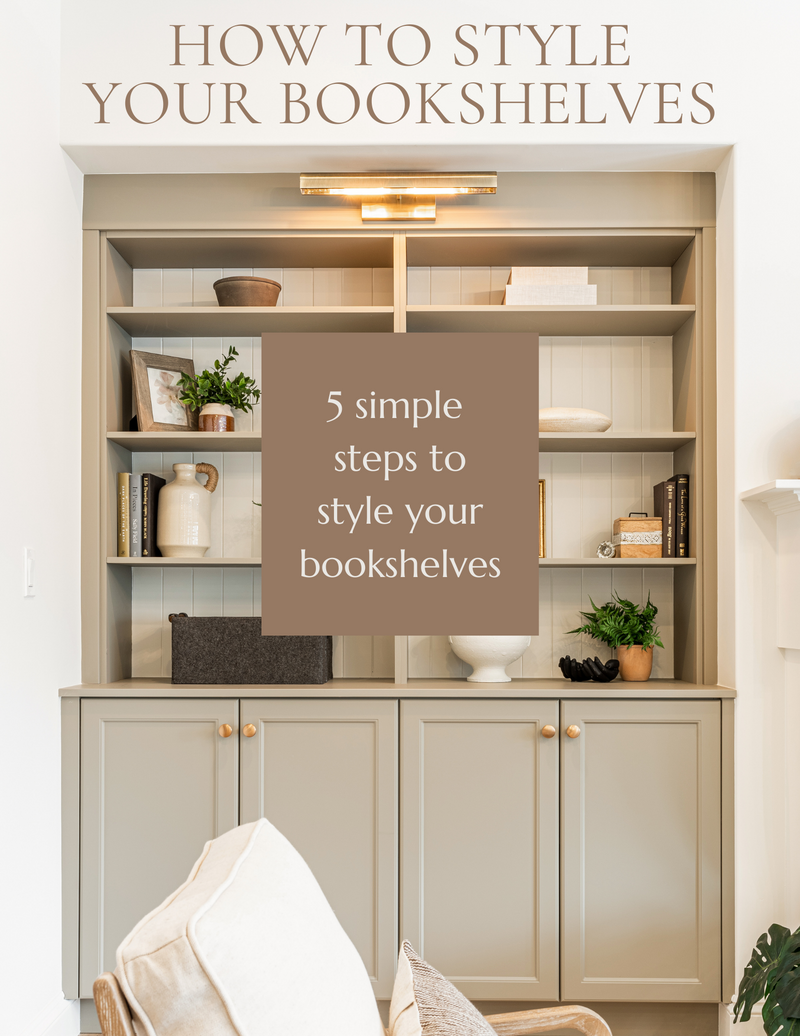 How To Style Your Bookshelves