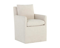 Glendale Wheeled Dining Armchair