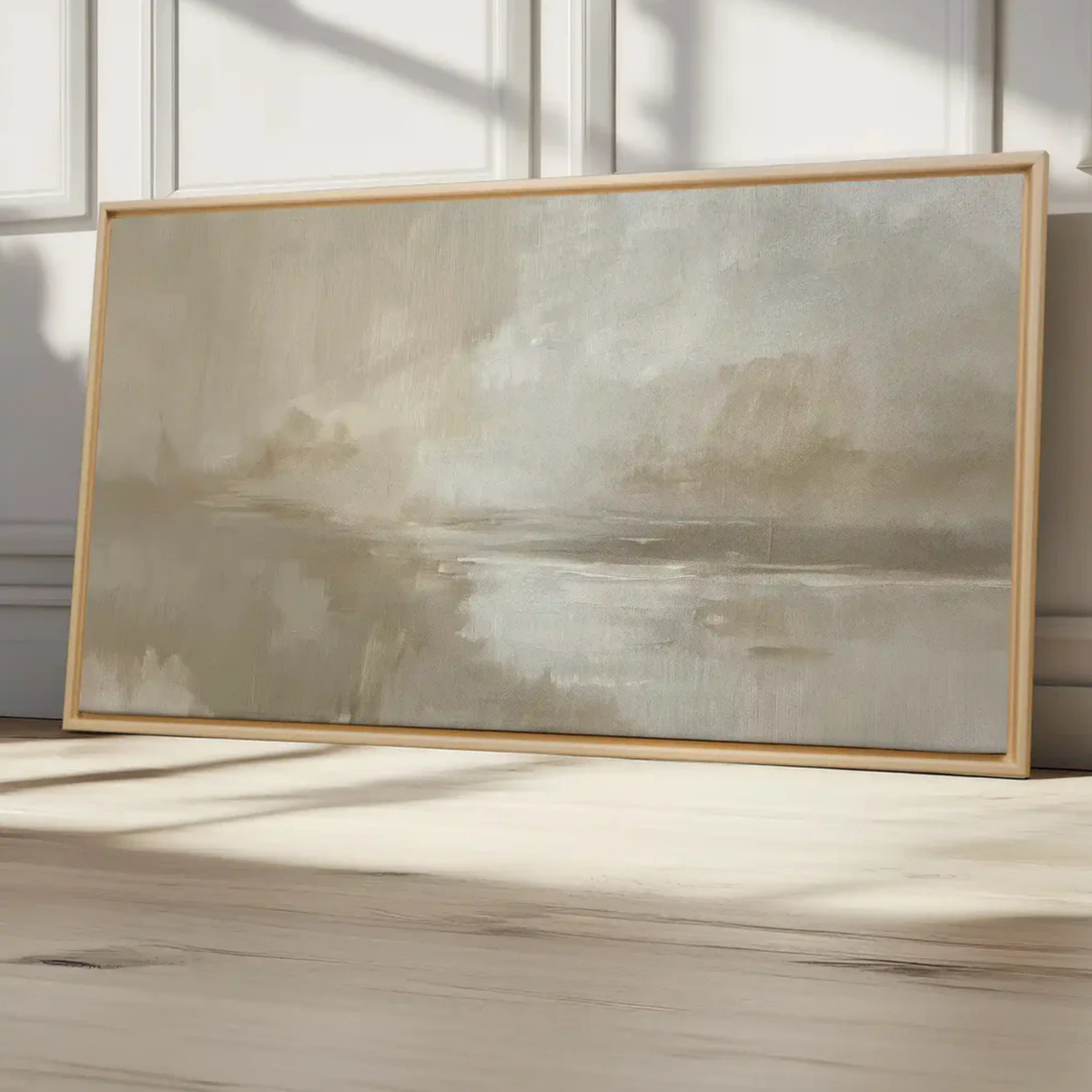 Ivory Lake [Artwork on Stretched Canvas]