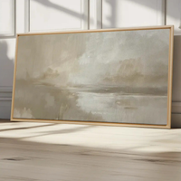Ivory Lake [Artwork on Stretched Canvas]