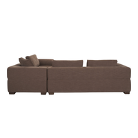Warner Channel Small 3-PC Sectional [Brown]