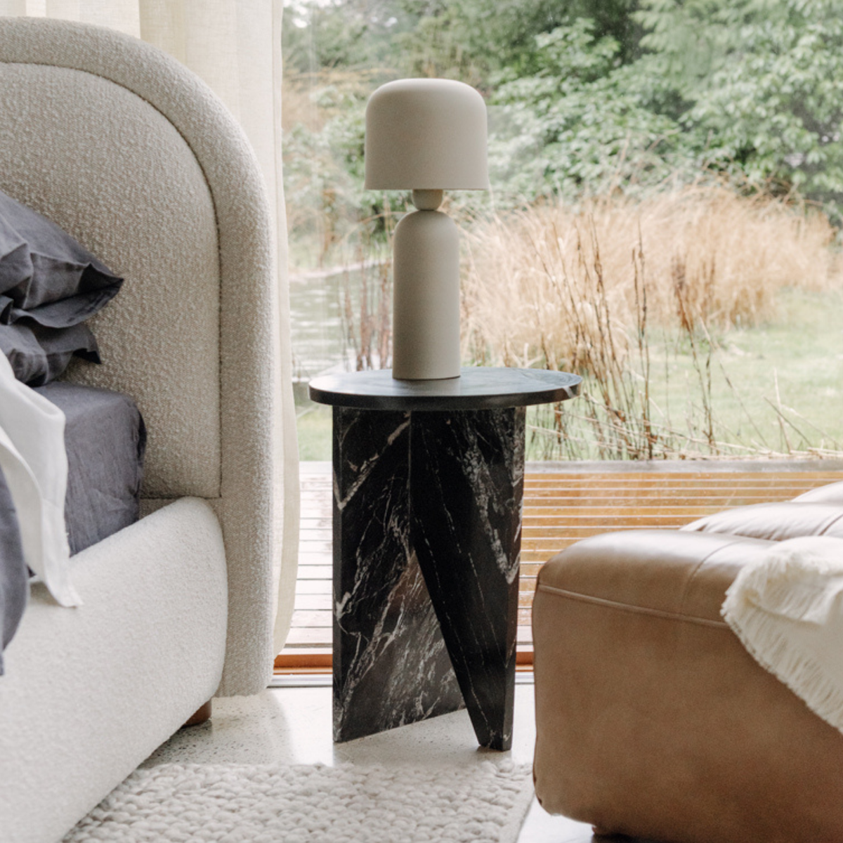 Griffin Marble Accent Table
