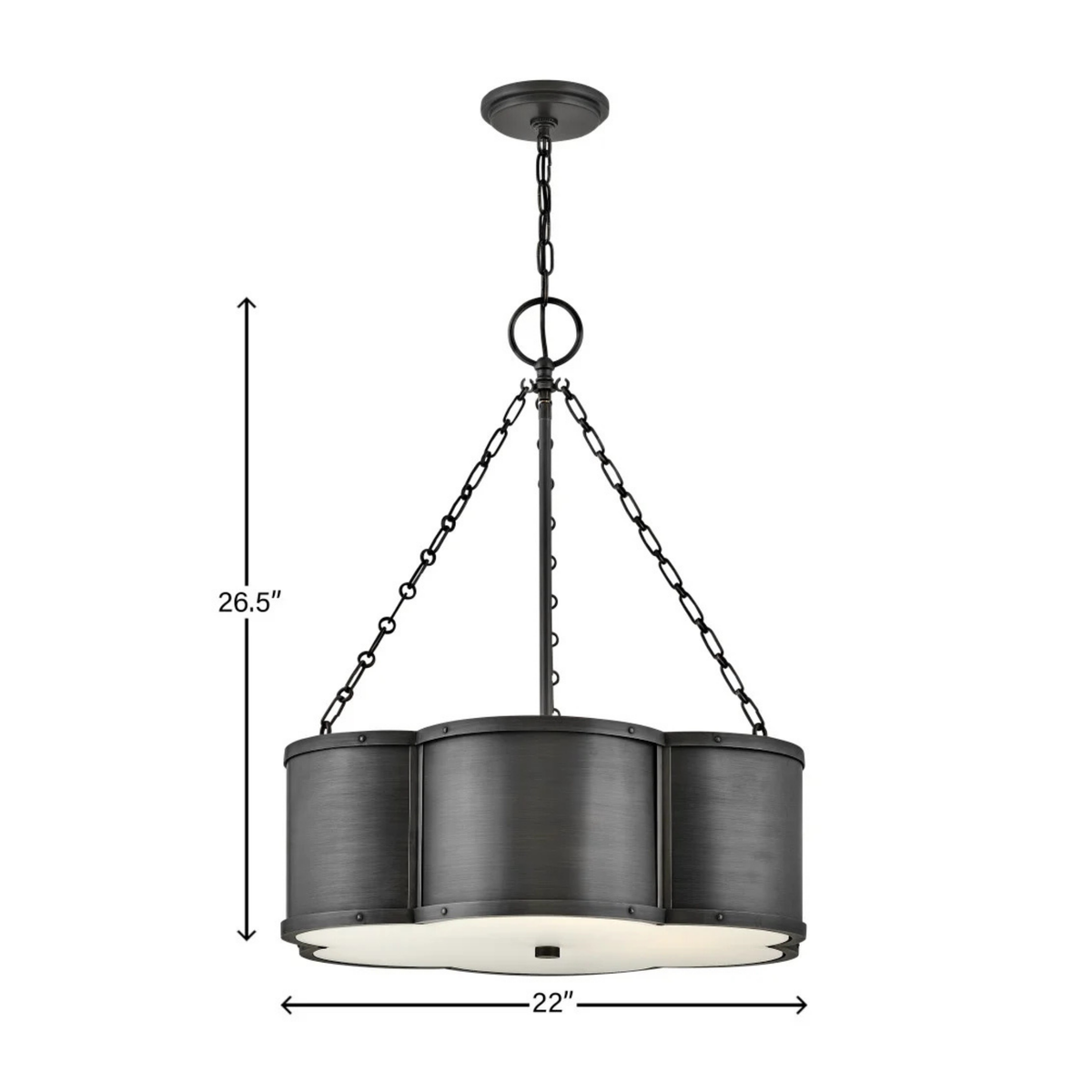 Chance 22" Drum Chandelier
