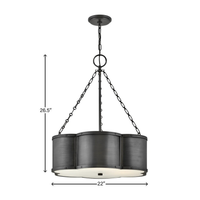 Chance 22" Drum Chandelier