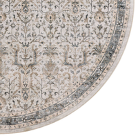 Anniston ANS-01 Machine Washable Rug [Ivory/Stone]