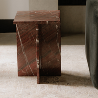 Beatrix Marble Accent Table
