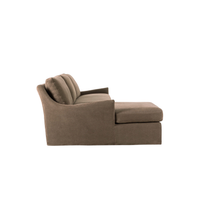 Monette Slipcover 2-PC Sectional [in Broadway Coffee]