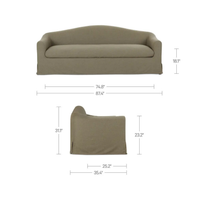 Oakley Slipcover Sofa