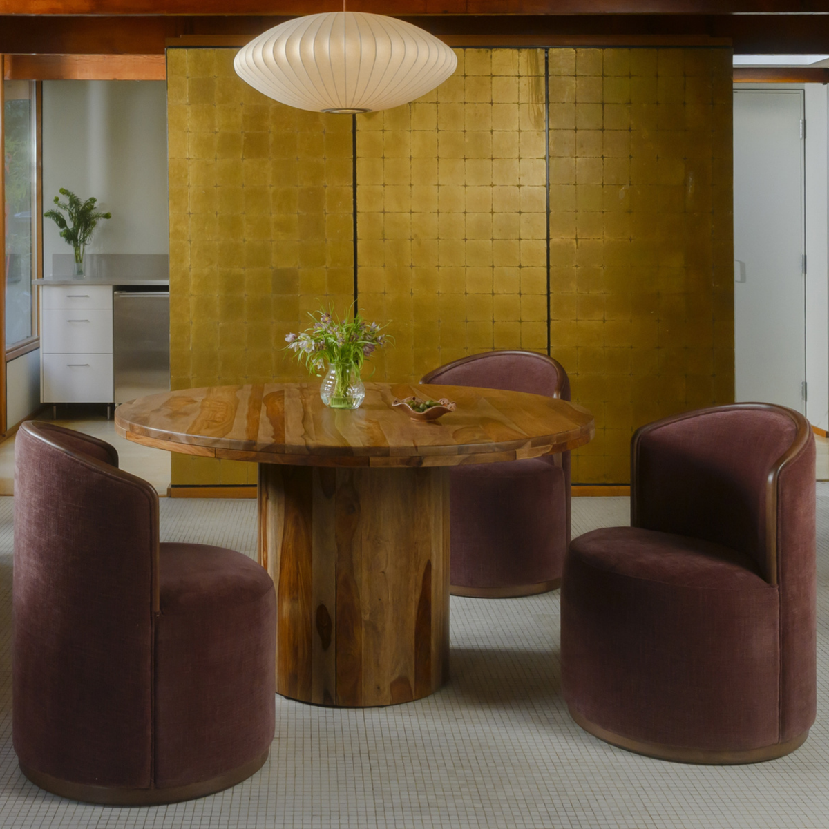 Rebecca Swivel Dining Chair