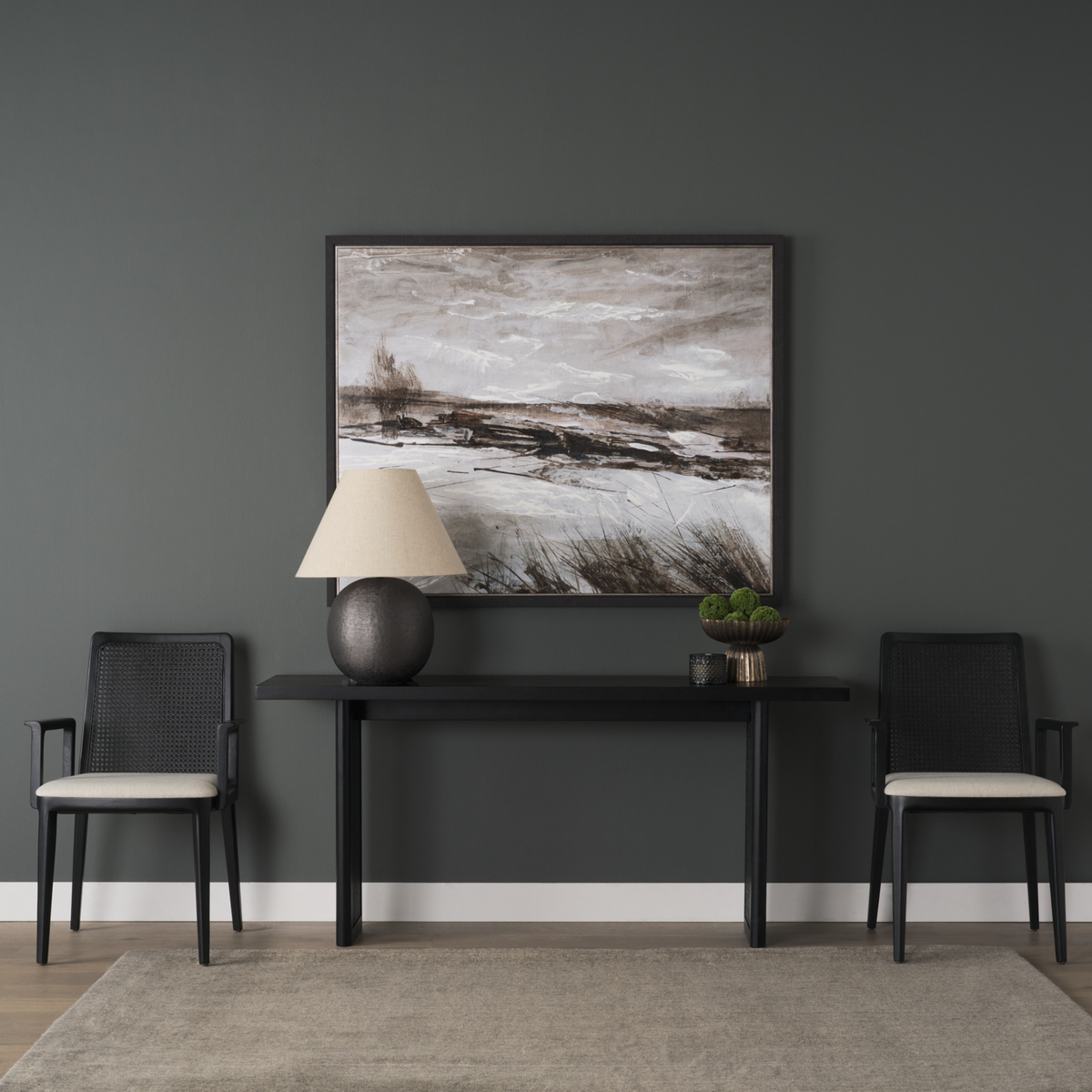 Grier 65" Console Table [w/ Cane]