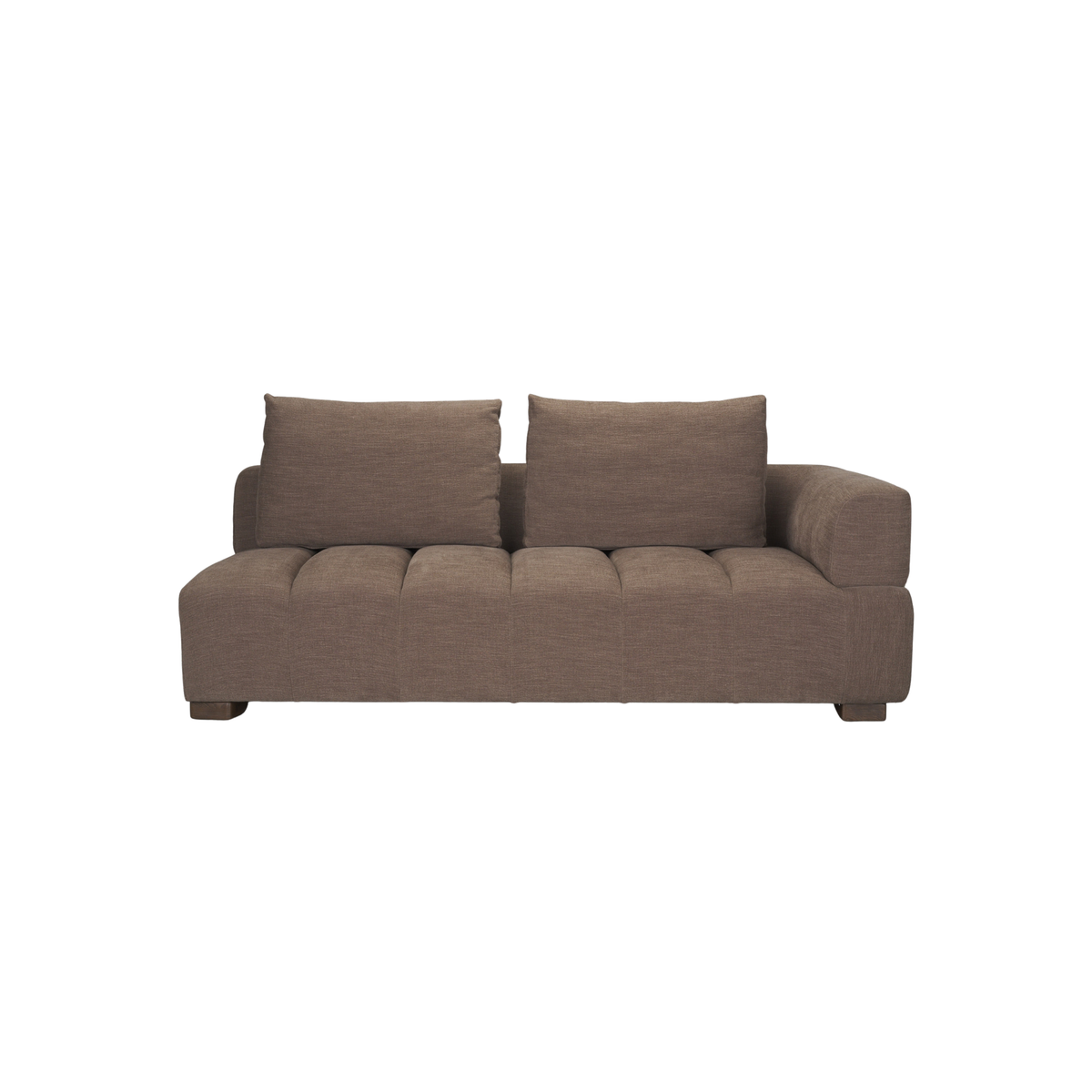 Warner Channel Large 3-PC Sectional [Brown]
