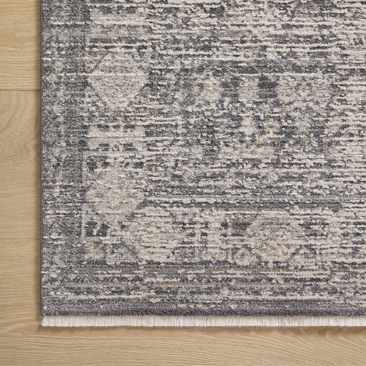 Alie (Amber Lewis × Loloi) ALE-03 Rug [Charcoal/Dove]