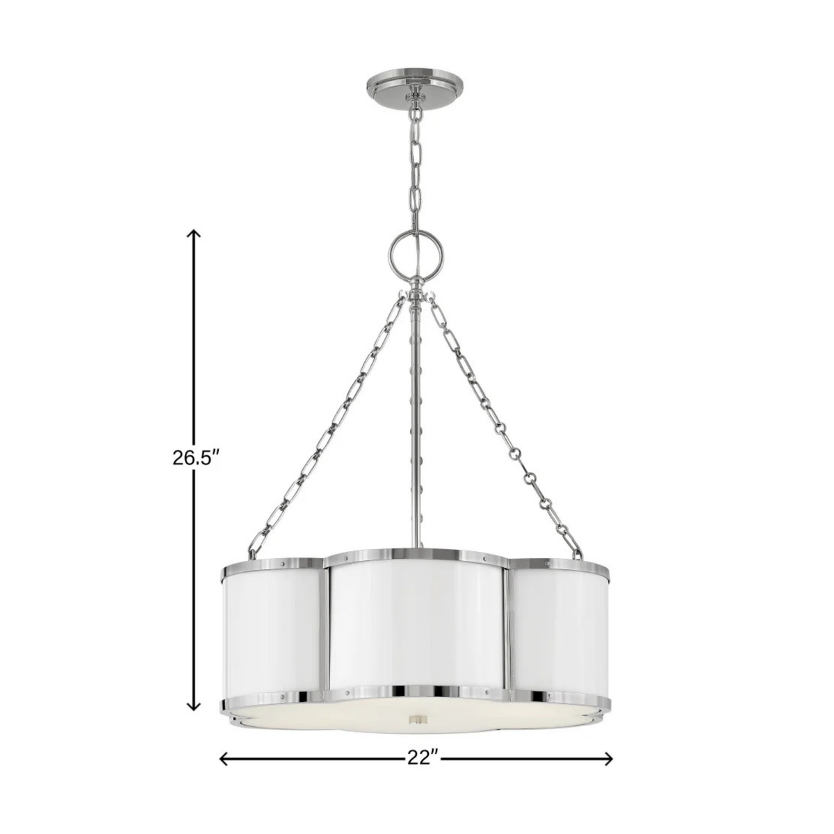Chance 22" Drum Chandelier