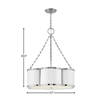 Chance 22" Drum Chandelier