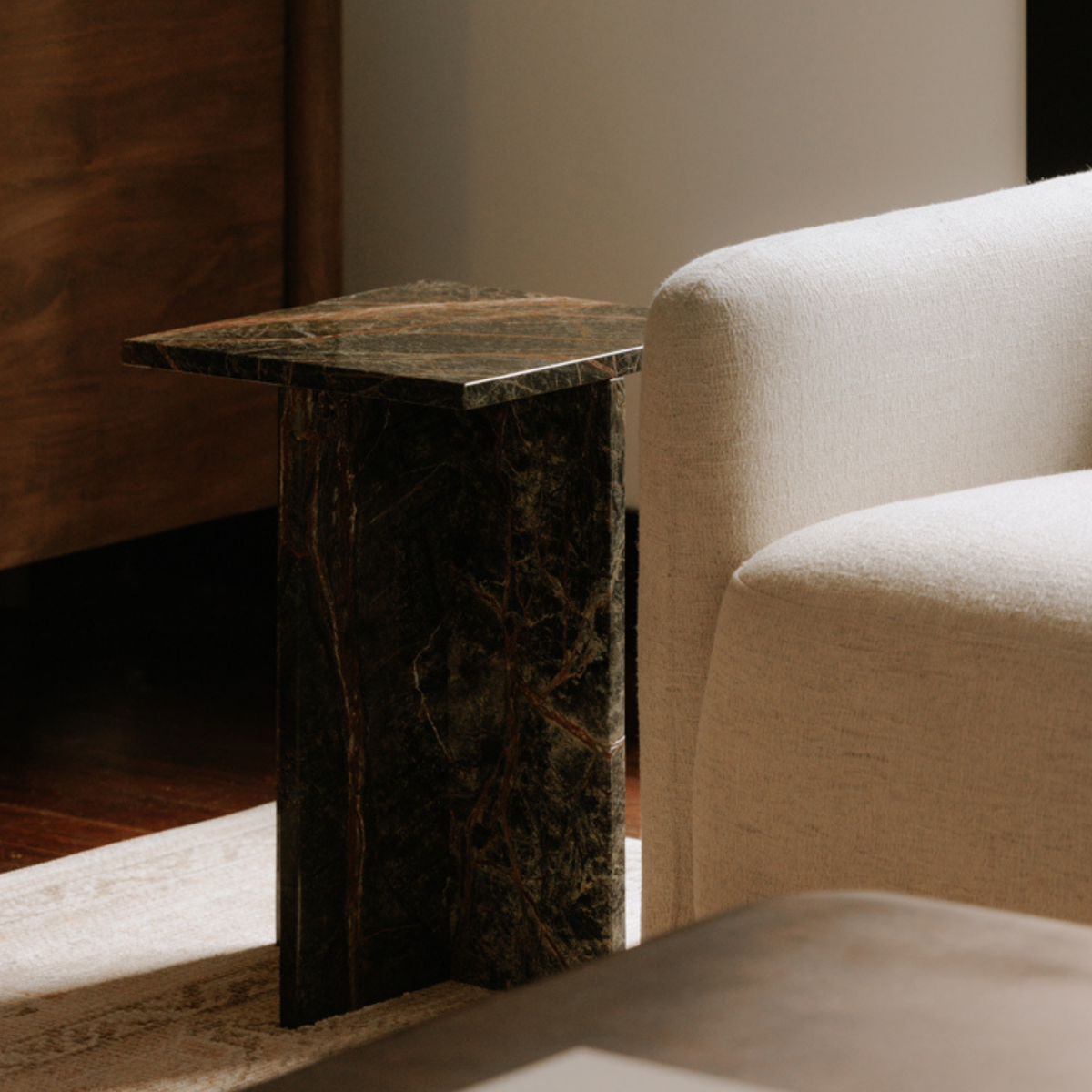 Beatrix Marble Accent Table