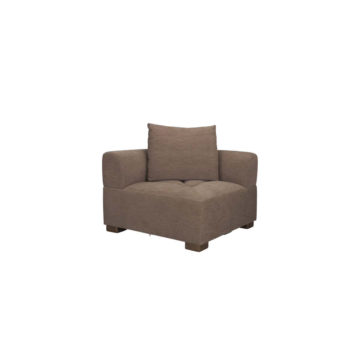 Warner Channel Small 3-PC Sectional [Brown]