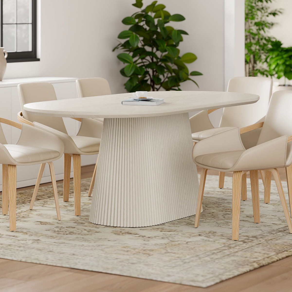 Tovas 79" Oval Dining Table