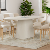 Tovas 79" Oval Dining Table