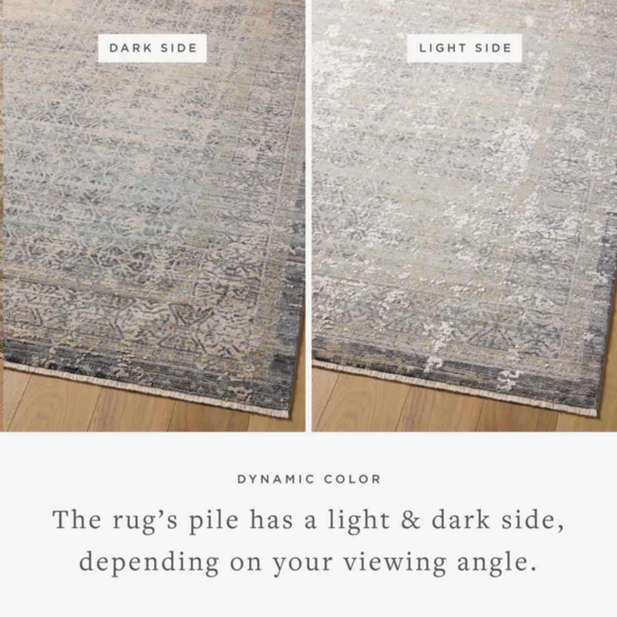 Alie (Amber Lewis × Loloi) ALE-04 Rug [Sky/Stone]
