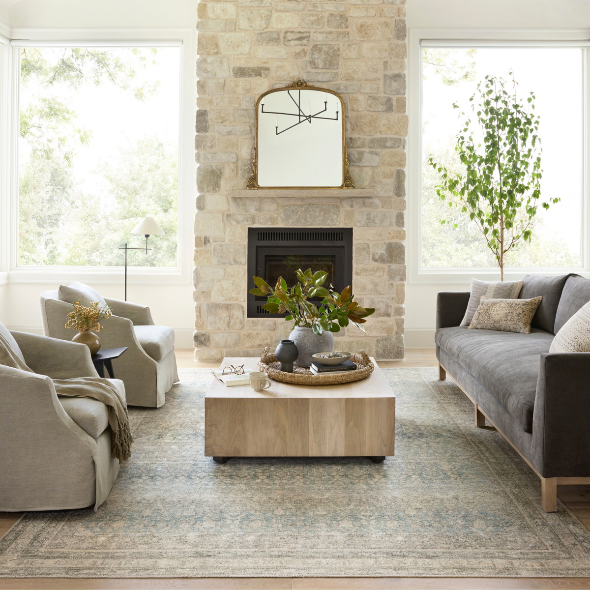 Aubrey AUB-03 (AR) Rug [Jade / Natural]