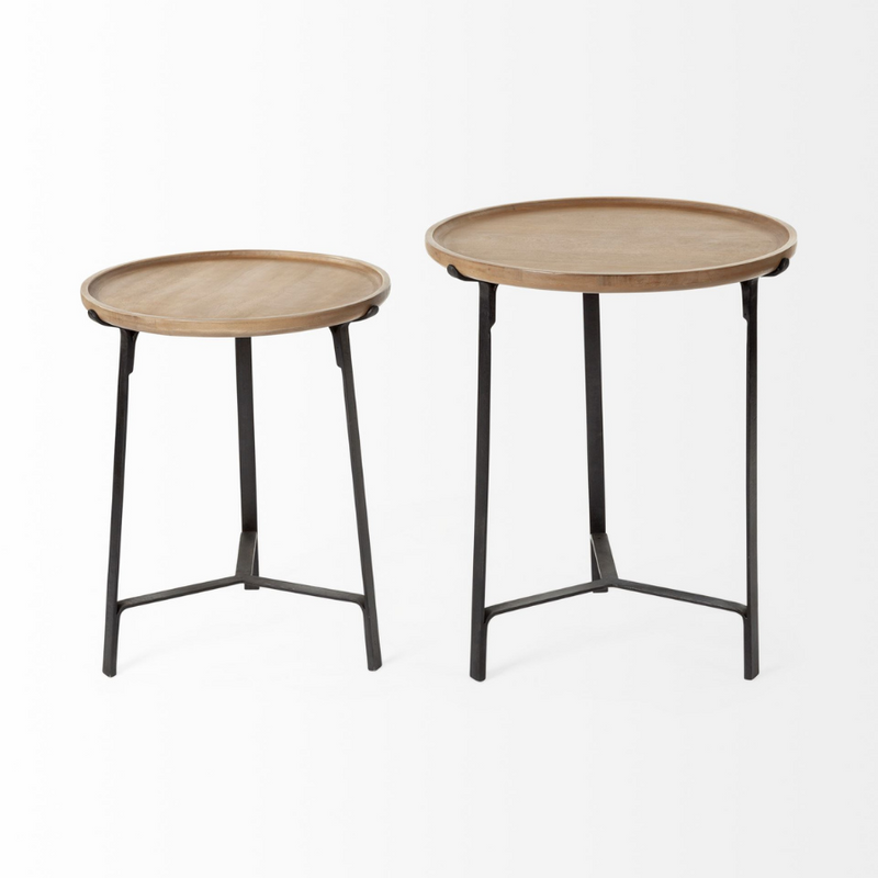 Helios Set of Two Nesting End Tables