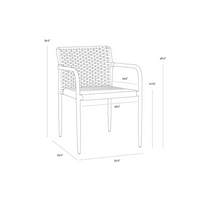 Callan Outdoor Stackable Dining Chair