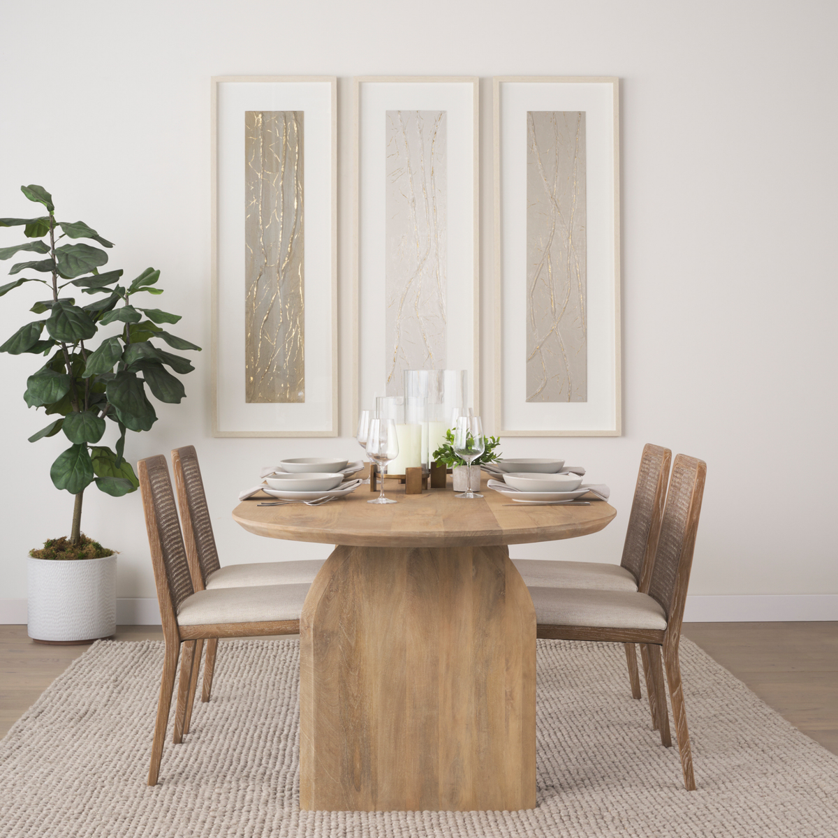Clara Cane Back Dining Chair [Set of 2]