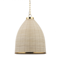 Saliha Handwoven Cane Pendant Light