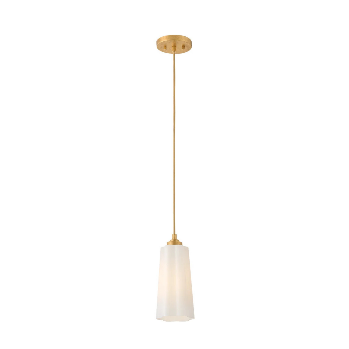 Honey 5.25" Scalloped Pendant
