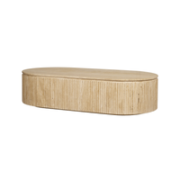 Elara Travertine Coffee Table