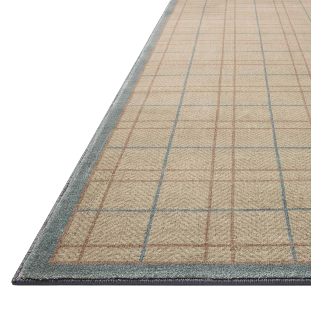 Bobby (Chris Loves Julia × Loloi) BOB-03 Rug [Sage/Denim]