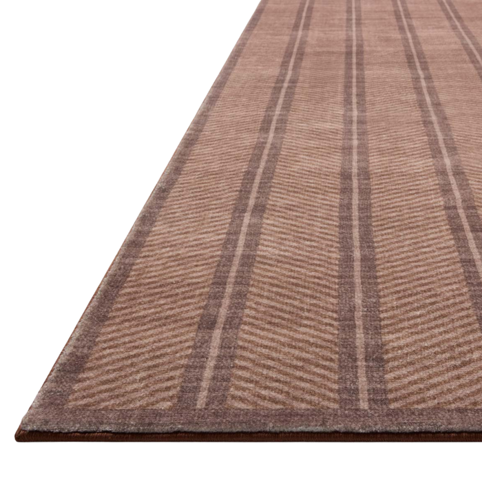 Bobby (Chris Loves Julia × Loloi) BOB-02 Rug [Camel/Plum]