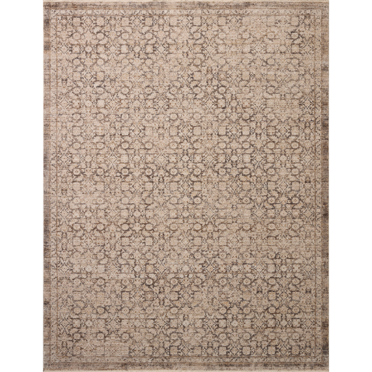 Doris (Chris Loves Julia × Loloi) DRS-04 Rug [Mushroom/Natural]