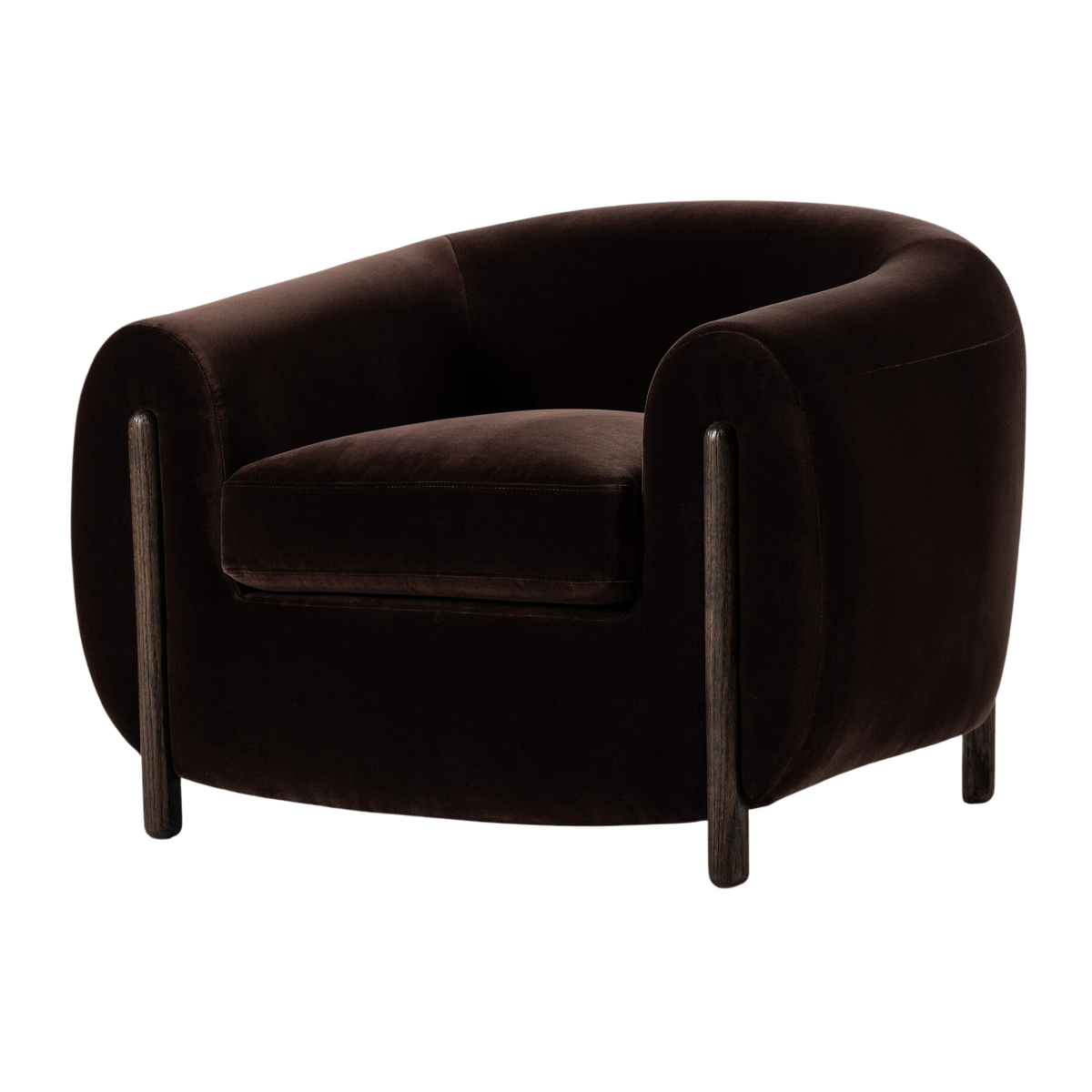Lyla Chair [Surrey Cocoa Performance Fabric]
