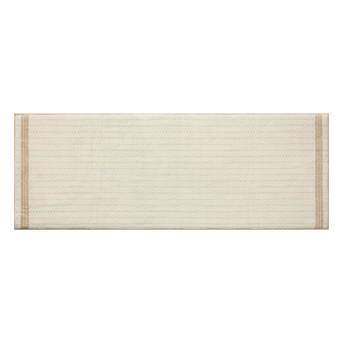 Marvin (Chris Loves Julia × Loloi) MRV-01 Bath Mat [Ivory/Neutral]