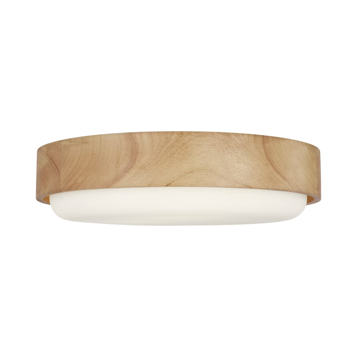 Aurelle 18" Honey Wood Flush Mount