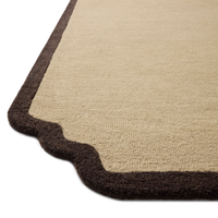 Emmeline (Chris Loves Julia × Loloi) EML-01 Rug [Linen/Espresso]