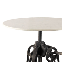 Emslie 30" Marble Top Dining Table