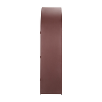 Rousseau Display Cabinet [Burgundy Metal]