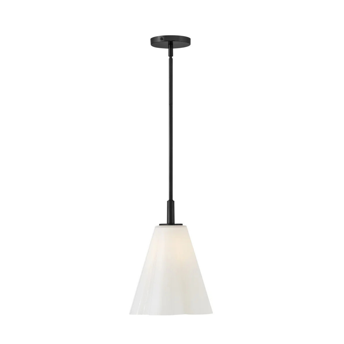 Honey 11" Scalloped Pendant