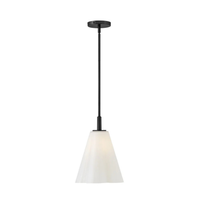 Honey 11" Scalloped Pendant