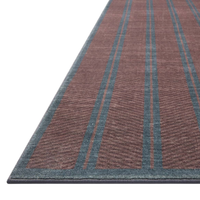 Bobby (Chris Loves Julia × Loloi) BOB-02 Rug [Merlot/Denim]