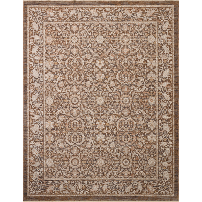 Doris (Chris Loves Julia × Loloi) DRS-02 Rug [Tobacco/Ivory]