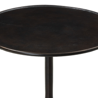 Marlow Matchstick Pedestal Table [Antique Rust]
