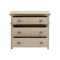 Oscar 3-Drawer Nightstand