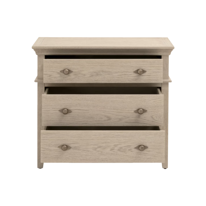 Oscar 3-Drawer Nightstand