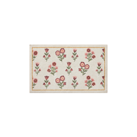 Clove CLO-02 (Chris Loves Julia × Loloi) Bath Mat [Ivory/Rose]