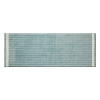Marvin (Chris Loves Julia × Loloi) MRV-01 Bath Mat [Blue/Ivory]