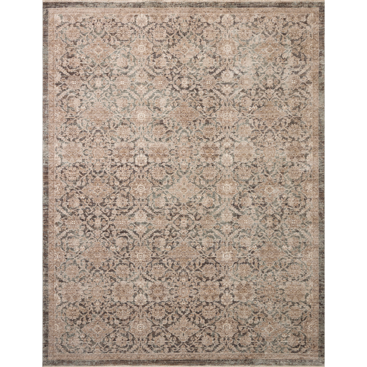 Doris (Chris Loves Julia × Loloi) DRS-01 Rug [Ocean/Natural]
