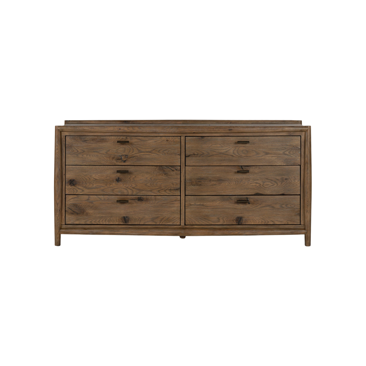 Glenview 6-Drawer Dresser [Weathered Oak]